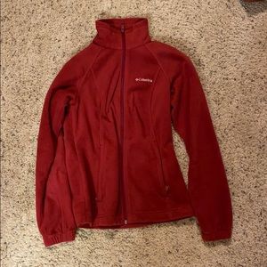 Red Columbia jacket